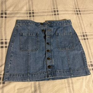 Loft Jean Skirt